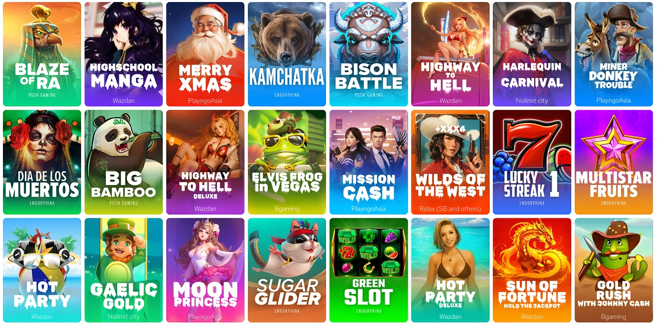 Over 1300 Licensed Games at ValorBet